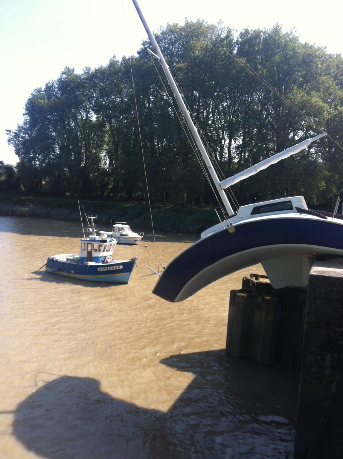 [Où étais-je le... ?] 22 septembre 2014, devant un bateau mou, au Pellerin (44)